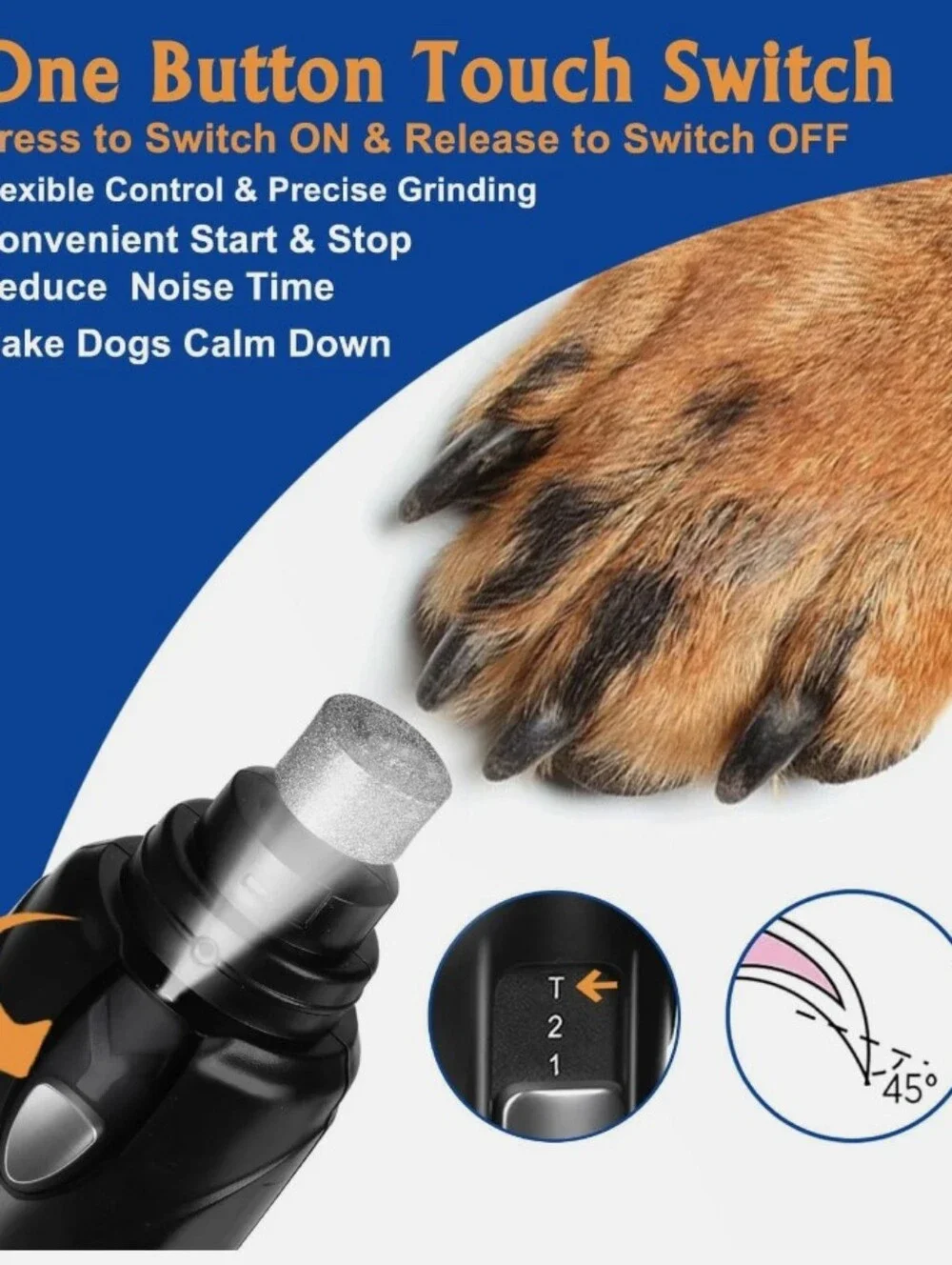 Professional Pet Nail Grinder 🐶 😺